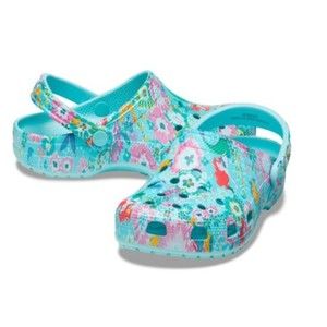 Crocs Vera Bradley Disney Ariel Little Mermaid Floral Classic Clog Sz W11/M9 New